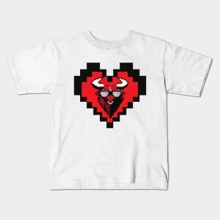 Pixel bull Kids T-Shirt